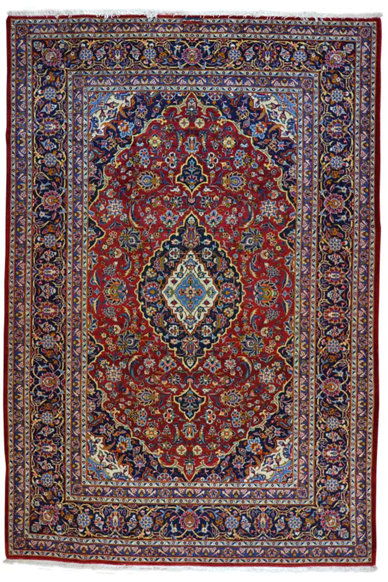 Keshan - Rot (312x206cm) - German Carpet Shop