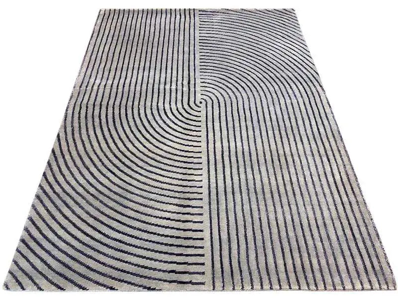 Designer Rug by Pascal Walter - Lines (209x152cm) - German Carpet Shop