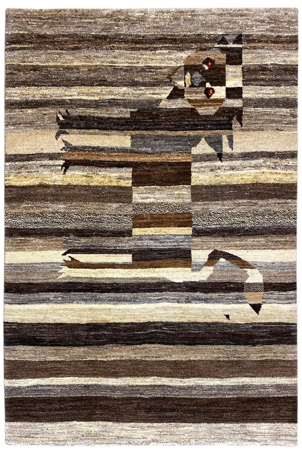 Löwen Gabbeh (174x120cm) - German Carpet Shop
