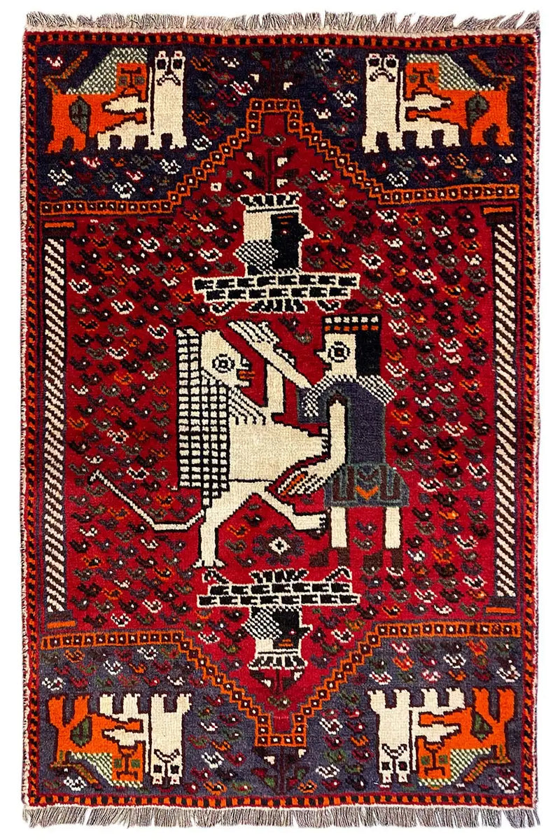 Shiraz Qashqai - (131x88cm) - German Carpet Shop