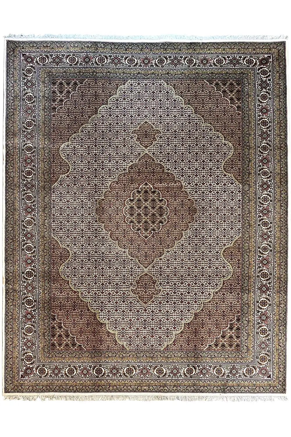 Indo Täbriz Teppich - (355x250cm) - German Carpet Shop