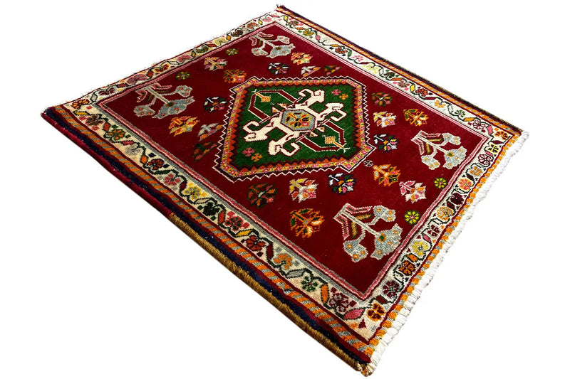 Poshti - Qashqai (62x57cm) - German Carpet Shop