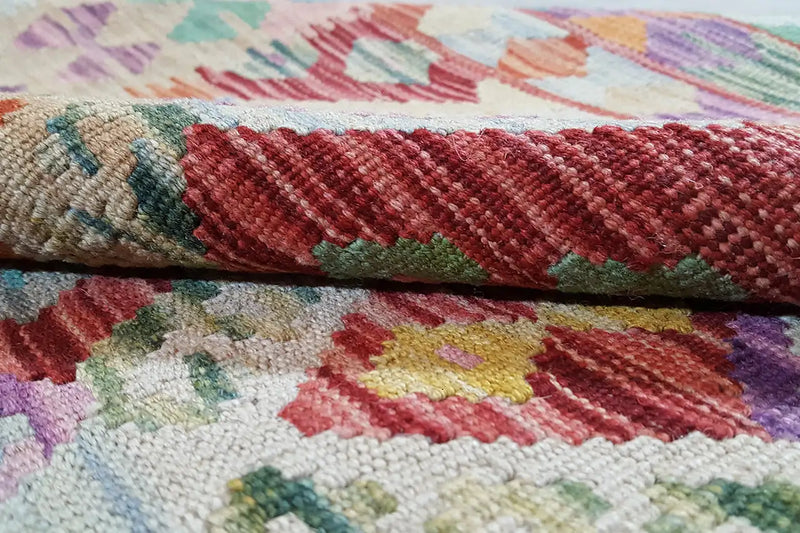 Kelim Afghan - 28158 (237x178cm) - German Carpet Shop