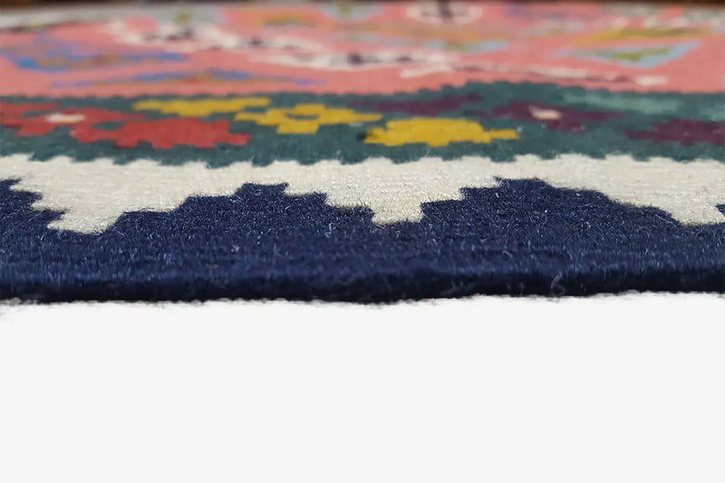 Kilim Qashqai - Multicolor 18PL 153x102cm - German Carpet Shop