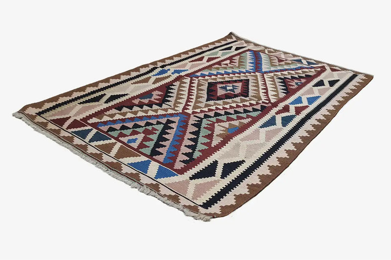 Kilim Qashqai - Multicolor 23PL 153x101cm - German Carpet Shop