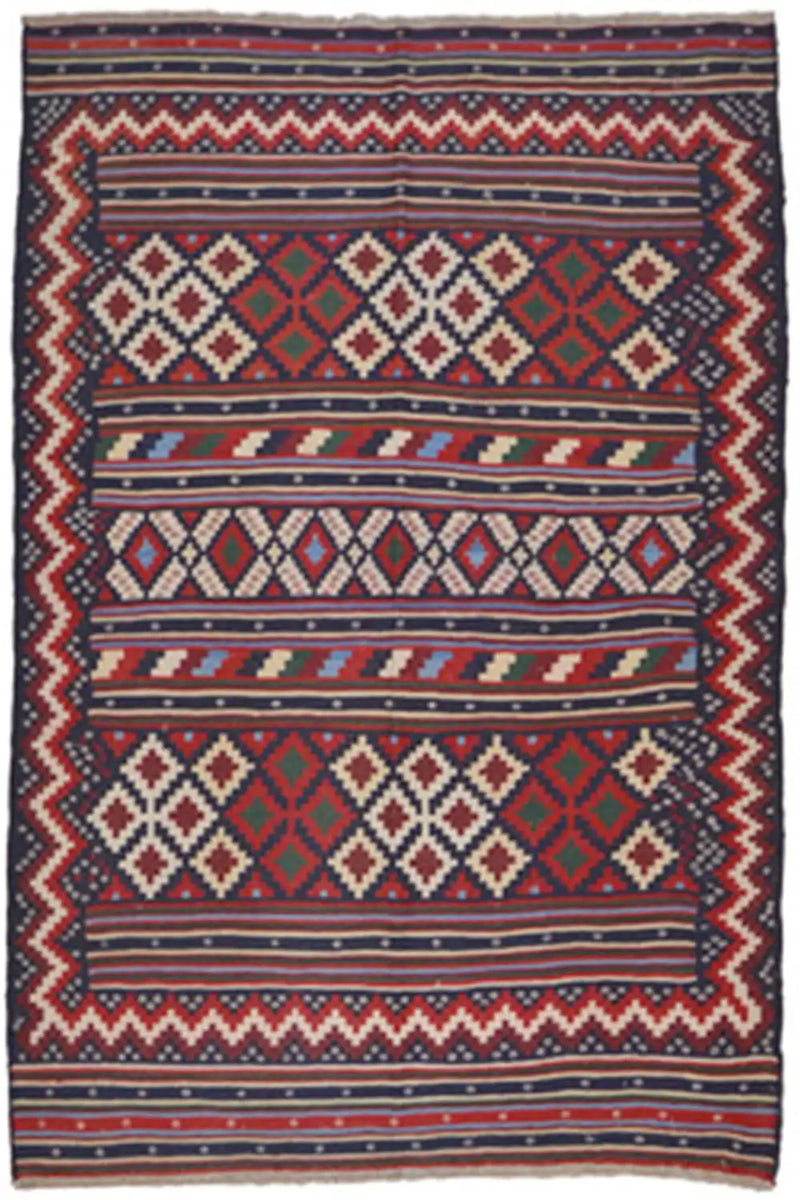 Kilim Sirjan - 905430 (220x151cm) - German Carpet Shop