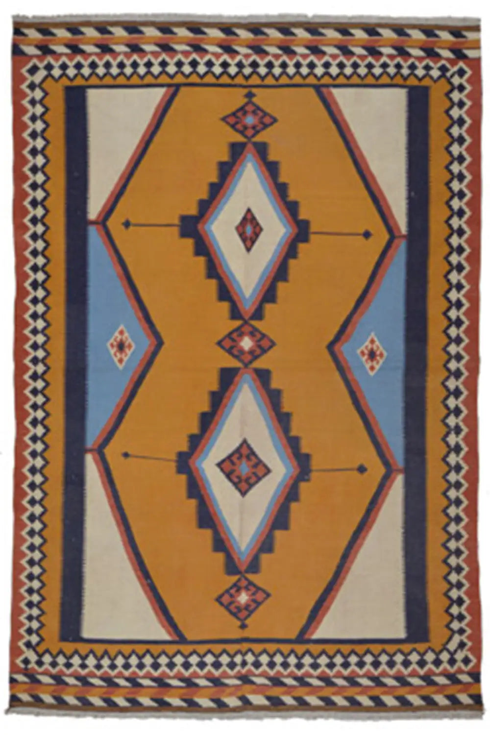 Kilim Qashqai  - 802426 (238x160cm) - German Carpet Shop