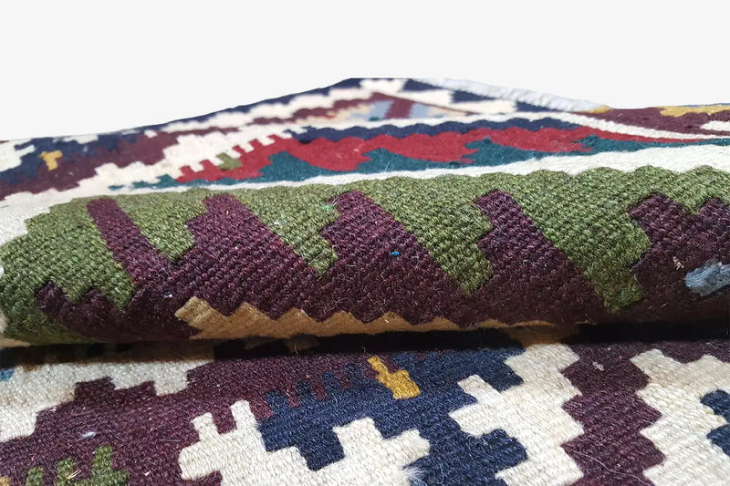 Kilim Qashqai - Multicolor 9500604 159x105 - German Carpet Shop