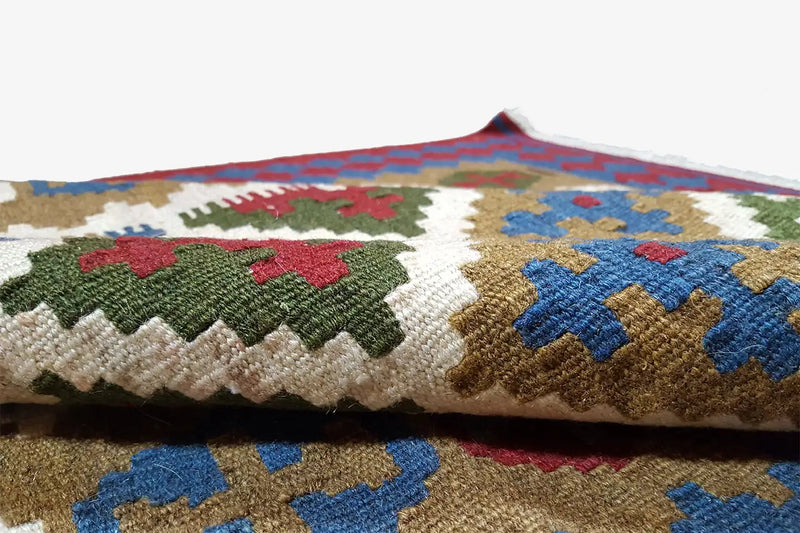 Kilim Qashqai - Multicolor 9500610 146x100cm - German Carpet Shop