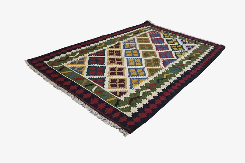 Kilim Qashqai - Multicolor 9500617 149x100cm - German Carpet Shop